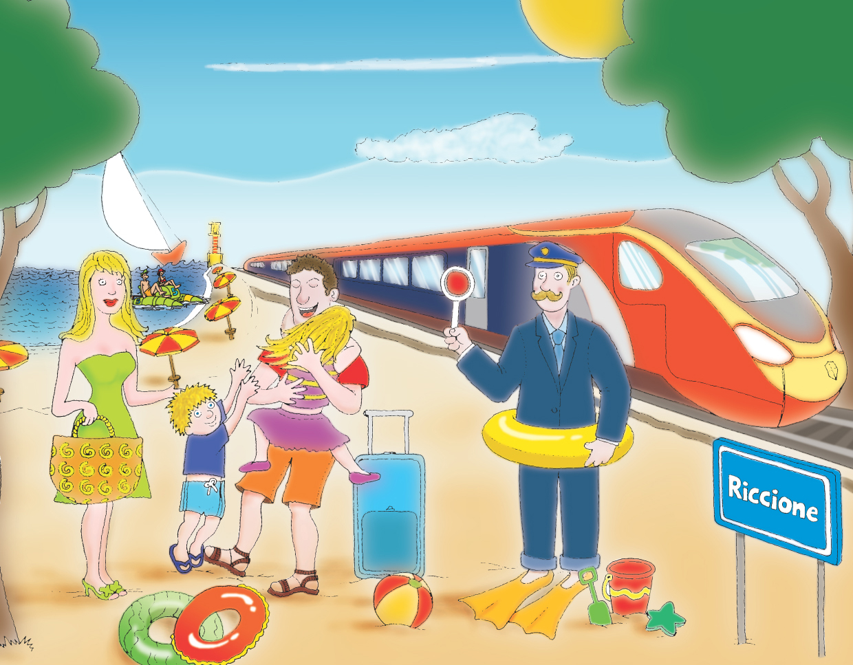 vacanze in treno a riccione treno gratis